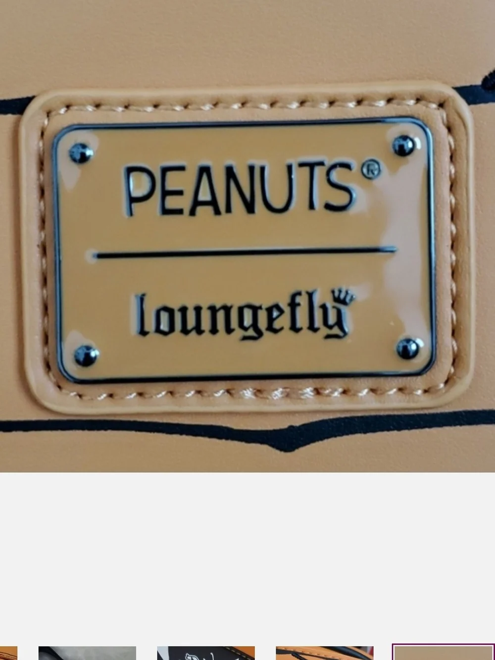 Peanuts Snoopy Loungefly Orange Halloween Crossbody Bag NWOT